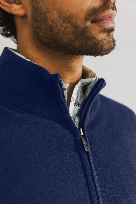 State of Art cardigan plain knit